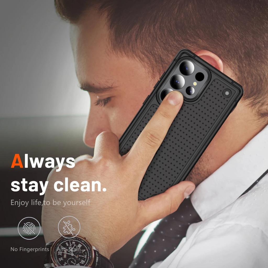 Hard Anti-Scratch Armor Case for Samsung Galaxy S25 Ultra S24 Plus S23 FE S22 S21 A15 A14 A54 A13 A33 A53 A73 A52 A12 A32