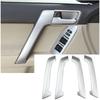 ABS Car Interior Door Handle Decoration Cover Trim For Toyota Land Cruiser Prado FJ150 2010-2018 74222-60150 74221-60160