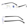 Frameless Presbyopia Eyeglasses Ultralight Anti-blue Light Glasses Men's Reading Glasses  Elder