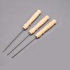 ZISIZ Wooden Handle Stainless Steel Takoyaki Picks