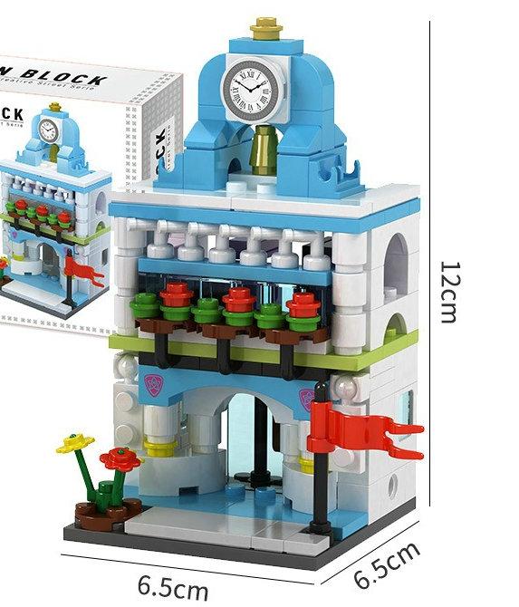 House Building Blocks Mini City Store Street View Snack Street Children'S Toys Boys And Girls Gifts Compatible With