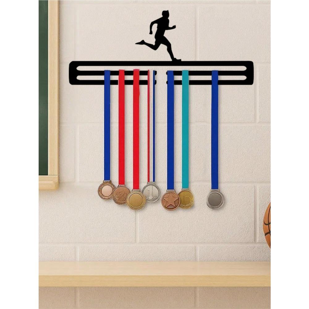 Dual Medal Hanger Metal Wall Art Sports Decor Running Gift