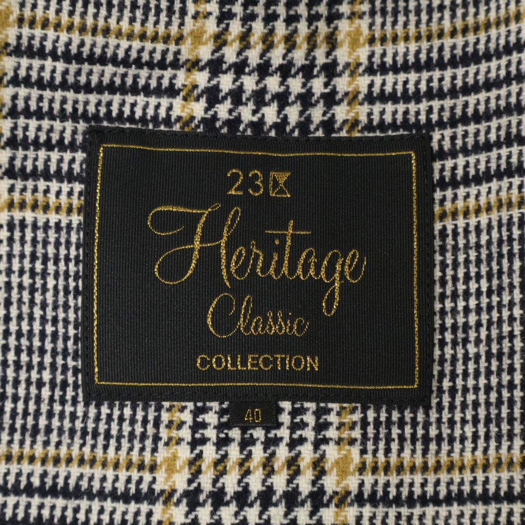 NIJYUSANKU Beige Heritage Check Liner Trench Coat coat 40 beigeUsed