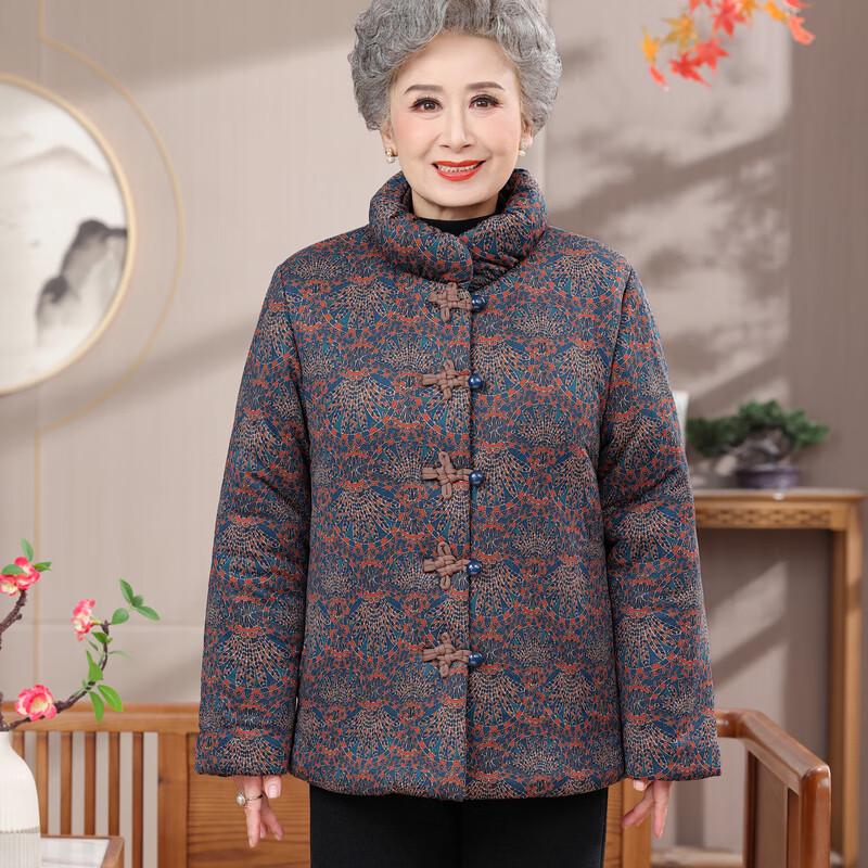 Yonghua Women's Plush Stand-Collar Padded Winter Jacket