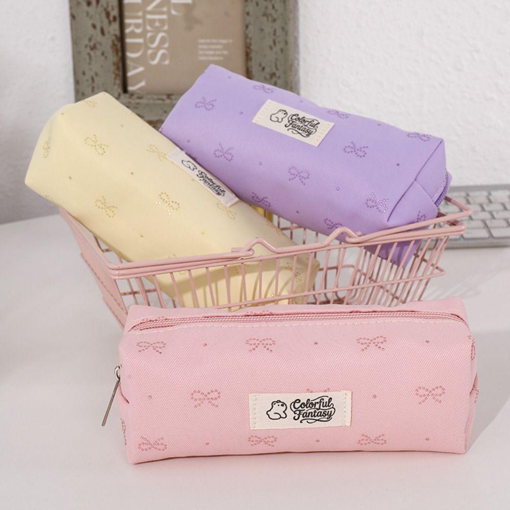 Large Capacity Pencil Case Pastel Color Stationery Bag New Pencil Pouch  Gift