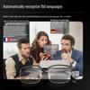 Smart Bluetooth Glasses: Real-time AI Translation & Music for 100+ Languages