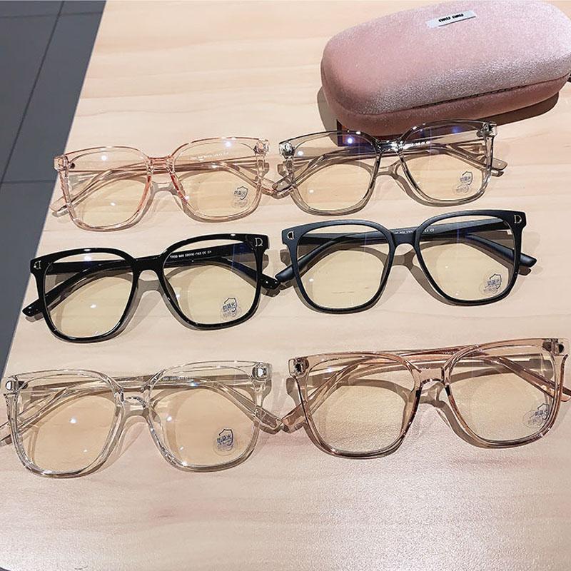 Luxury  Anti-Blue Light Myopia Glasses Women Men Eyewear Eye Protective Computer Eyeglasses Diopter 0 -1.0 -1.5 To -6.0