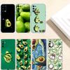 IK8 Avocado fruit art Transparent Phone Case for Motorola Moto Edge 20 30 40 50 S30 Fusion Ultra Pro Neo Lite + G200 G23