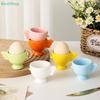 Adorable Angel Wing Ceramic Egg Cups - Colorful Breakfast Boiled Egg Holders