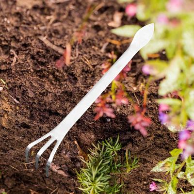 3-tands Bonsai Wortelhark Cultivatietang met Ergonomisch Handvat Verwijderen van Onkruid Verwijderaar