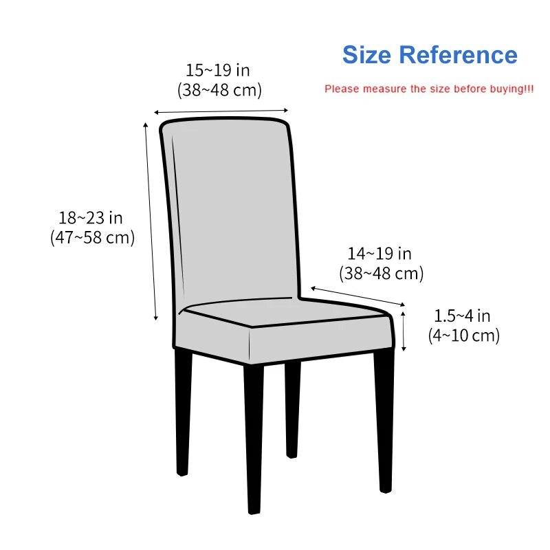 Velvet Fabric Chair Cover for Dining Room Wedding Hotel Banquet Soft & Comfortable Spandex Stretch Chair Covers  Home Decor Seat