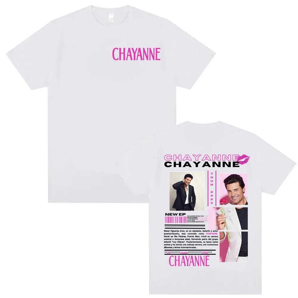Chayanne Bailamos Otra Vez Album 2025 Tour Summer Mens Womens Fashion Tshirt Classic Retro Street Wear High Quality Tshirt