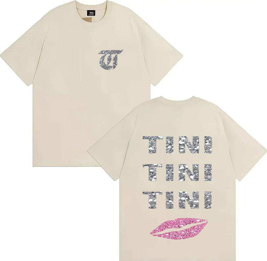 Cantante TINI STOESSEL Futtura Trendy 2025 Grafica Tour Maglietta Uomo Donna Pop Maglietta Cotone Casual Manica Corta T-Shirt Unisex