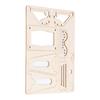Wooden Puzzle Swing Toy Funny Educational 3D DIY Wood Craft Kit for Boys Girls Adults Kids