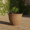 Tiefer römischer Stil Pflanzgefäß Dekorativ Klassisch Blumentopf Leicht Groß für Terrasse,