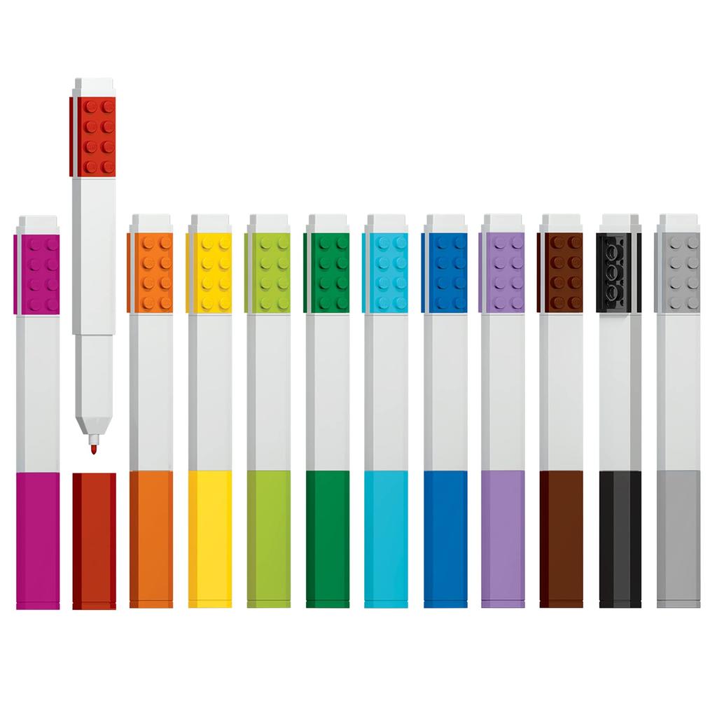 LEGO 12 PACK MARKERS