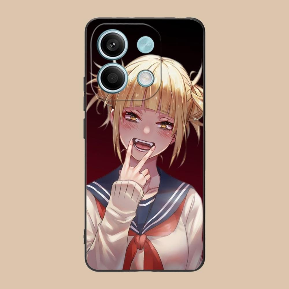Hero Himiko Toga Mobile Phone Case for Xiaomi Redmi 13 13C 12 12C 10 10C A1 A2 A3 Plus 5G Black Soft Phone Cover Shell