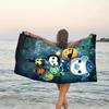 1pc OCTONAUTS Beach Towel with Custom Name, Beach/Swimming/Bath/Picnic/Camping Towel, Suitable for Seaside Beaches
