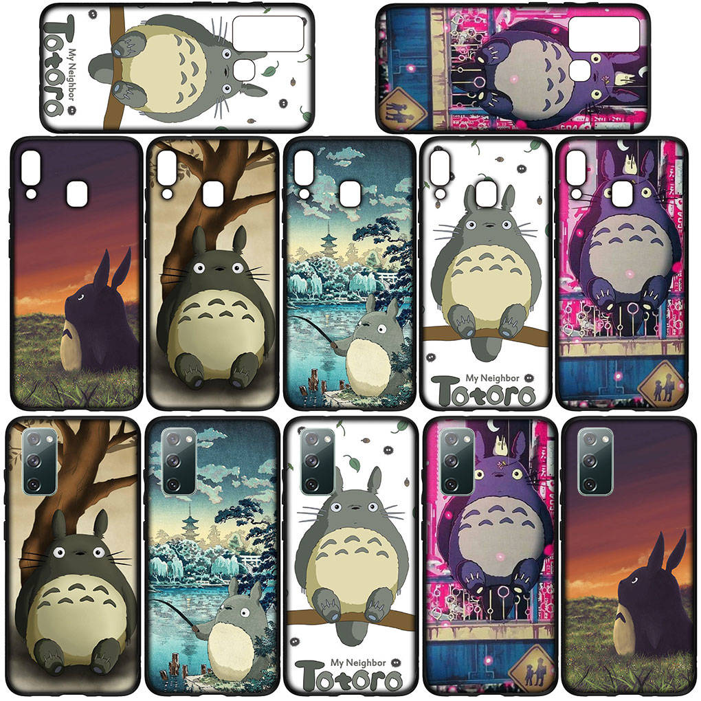 Hülle für iPhone 15 14 Xiaomi Redmi Note 13 12 11 Pro Max X 8 7 9 XR Samsung Galaxy S24 S23 S20 FE A14 13C A05 OPPO A15 Huawei Anime Totoro Handyhülle