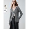 Women's 100% Wool Hooded Cardigan