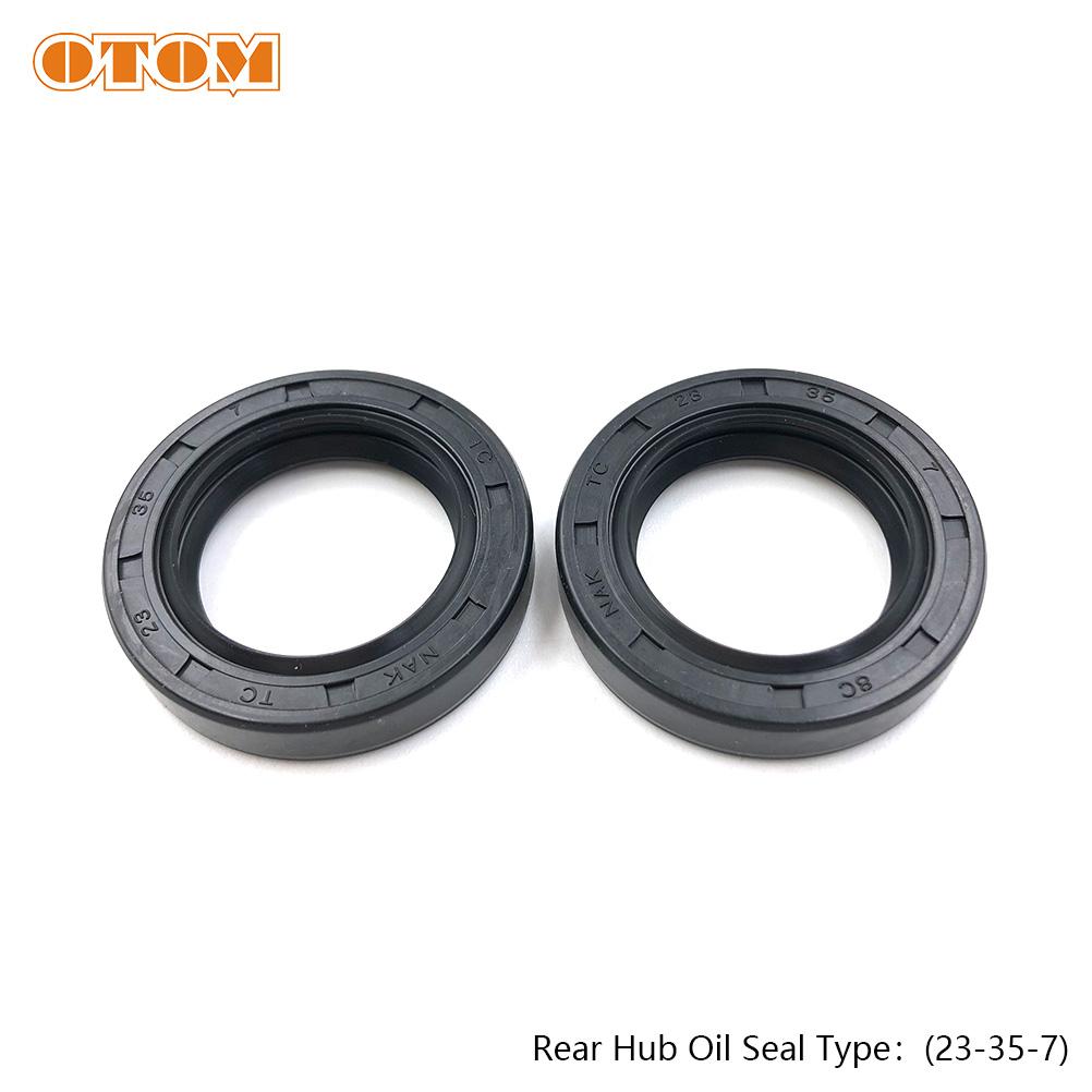 OTOM Motorcycle Rear Wheel Hub Oil Seal Bearing Set For HONDA CRF CRF150RB CRF250L CRF300L TRX250 (91051-KSE-003 91205-VM6-003)