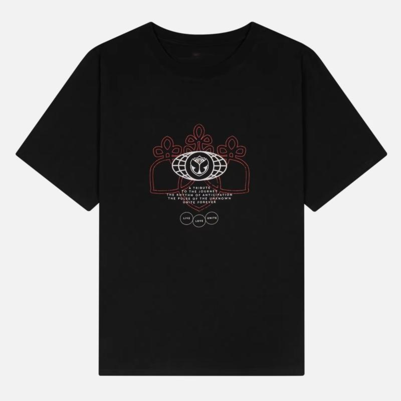 Summer Tomorrowland Graphic Cotton Tshirt Unisex Short Sleeve Fashion Brand Tee Luxury Casual Vintage Tees 2026 Comfortable Tee
