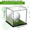 Acryl Golfball Aufbewahrungsbox Behälter Golfball Vitrine Behälter Golf Schutzhülle Staubdichter Halter