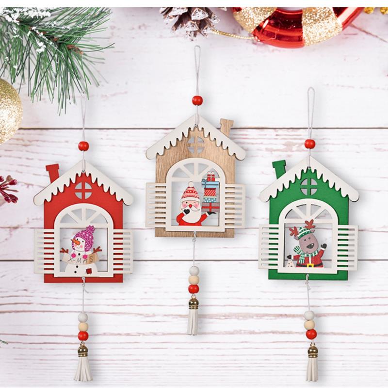 Raz Christmas Decorations 2022 Buy Christmas Tree Decoration Wooden House Tassel Pendant 2022 Christmas  Decor At Affordable Prices — Free Shipping, Real Reviews With Photos — Joom