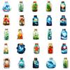 50 Aufkleber Leise Flaschen Tierlandschaft Neue Produkte Wasserbecher Notizbuch Kofferaufkleber Wasserdichte Aufkleber
