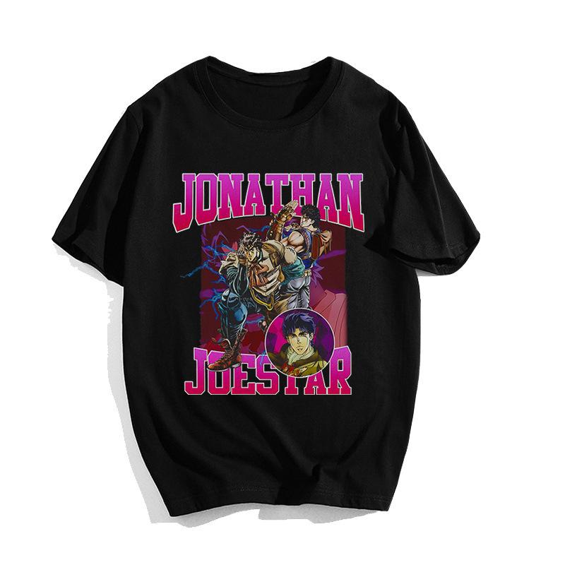 Yoshikage Kira Jojos Bizarre Adventure Anime Trend T-Shirt Baumwolle Grafik-T-Shirt Unisex Unisex Sommer Streetwear