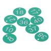50PCS Durable Plastic Number Tags Lightweight Restaurant Queue Number Restaurant