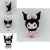 Cute Cartoon Kawaii Kuromi Plush Toy In 25cm Soft And Stuffed Design