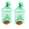Folding Hook Lanyard Fly Trap Cage - Simple, Sanitary Fly Catcher and Killer