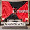 Custom Name Text Tapestry Brentford Football Personalized Polyester Wall Tapestry For Bedroom And Room