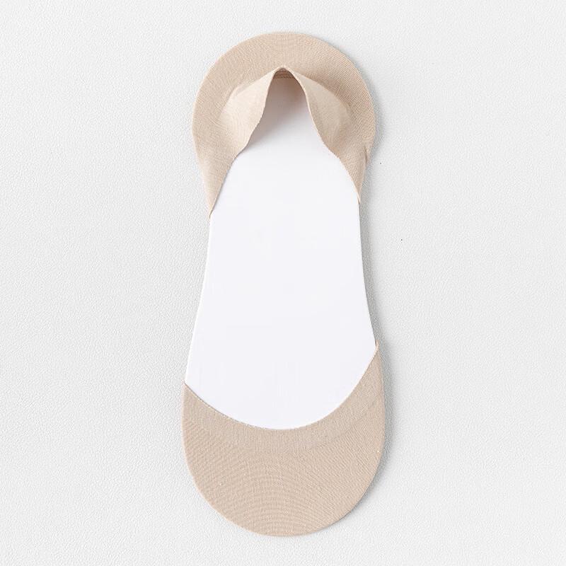 Женские летние тонкие нескользящие носки-лодочки - 5 пар