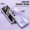 For Samsung Galaxy Z Fold 7 6 5 4 3 New AG Matte Feel Shell Film Integrated with Tempered Glass Film Shockproof Phone Case