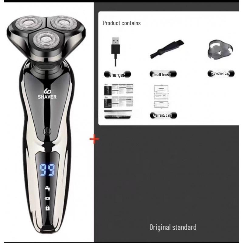 Многофункциональная мужская электробритва Philips с ЖК-экраном и триммером для бороды 3-в-1