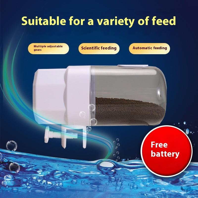 Automatic Fish Tank Feeder Adjustable Fish Food Dispenser Large Capacity Aquarium 3 Gear Fish Feeder Smart Timer Large Capacity