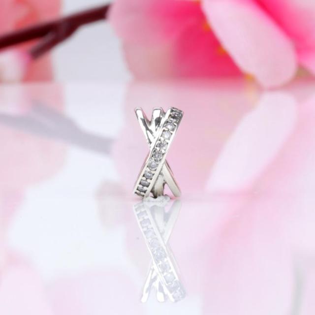 Sterling Color Star Finger Ring Cubic Spacer Charm Fit Original Wrist Bracelet Necklaces Diy JewelryFashion Finger Ring