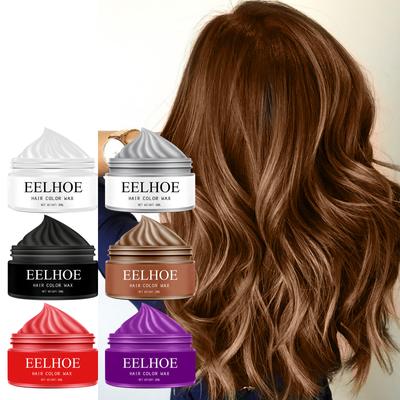 Temporary Hair Dye Wax In Natural Colors for One-Time Use