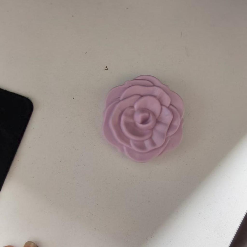 Portable Rose Flip-Top Double-Sided Compact Mirror - Small Gift for Girls