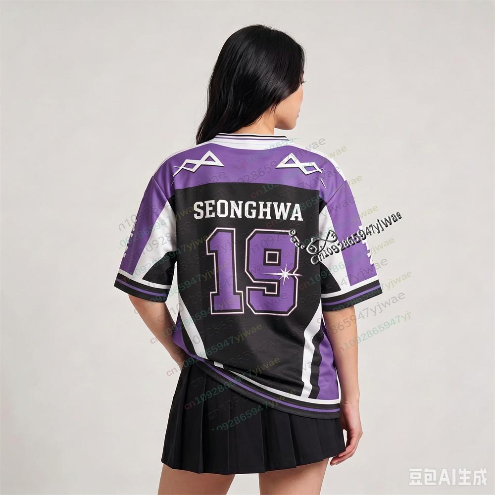 2026 ATEEZ World Tour Jersey Members Printed Tee Fashion Casual Streetwear Top Fan Top Summer Men Woman T-Shirt
