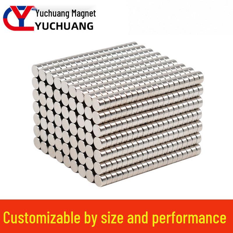 Neodym Järn Bor N35 8x3 Runda Magnetiska Skivor - Starkt Magnetiskt Stål för Leksaker