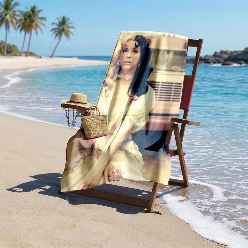 Melanie Martinez Fashion Beach Towel: Ideal for Summer Adventures Soft, Absorbent and Quick Drying Suitable for Swimming and Bathing