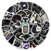 50 Gothic Dark Witch Stickers: Personalized, Creative, Waterproof Decorative Stickers for Journaling and Phone Cases