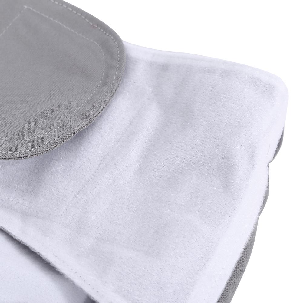 New Adult Washable Adjuatable Incontinent Care Cloth Diaper Brthable Nappy Pants(Gray)