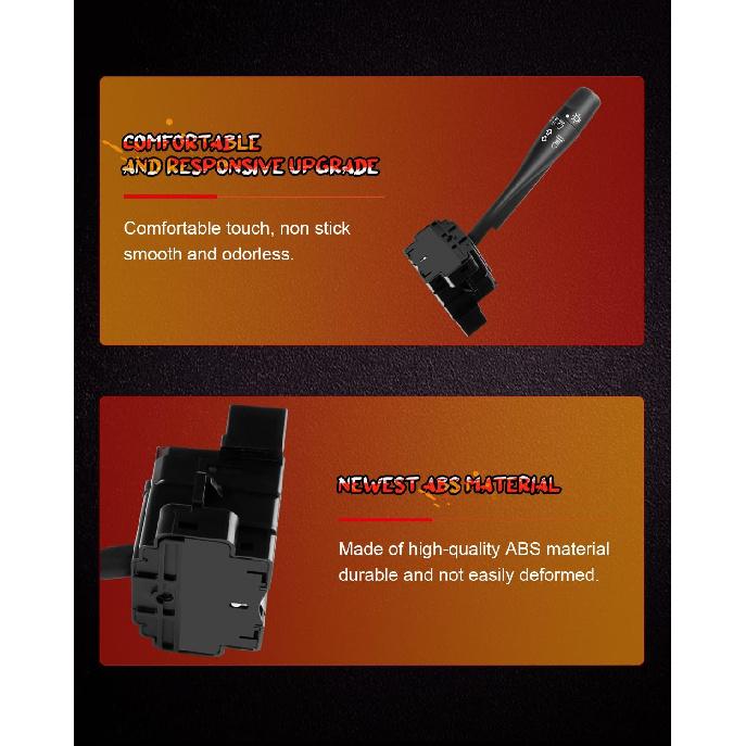 OE 2554040U60Turn Signal Switch Multi-Function Combination Switch Compatible with for Nissan 200 SX 1995-1998 for Nissan Altima 1993-2001 for Nissan