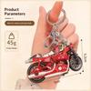 Mini-Legierung Rückzieh-Motorradspielzeug Schlüsselanhänger Für Kinder Geschenke Heimdekoration Tasche Aufhängen Sammlung