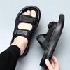 Fashion Sandals for Men Driving in Summer New Style for External Wear Anti Slip Anti Odor Cool Drag Beach Dual-use Men's Slippers