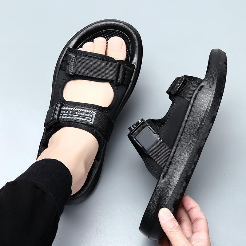 Fashion Sandals for Men Driving in Summer New Style for External Wear Anti Slip Anti Odor Cool Drag Beach Dual-use Men's Slippers